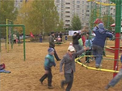 Открытие детской площадки