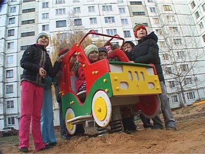 Открытие детской площадки