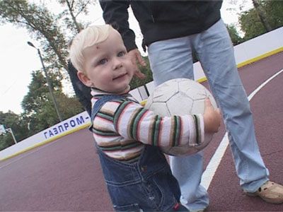 Открытие спортплощадки