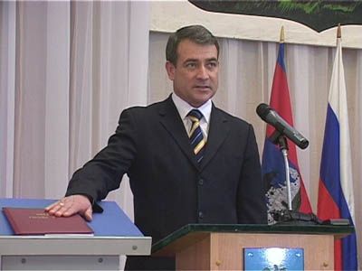 Инаугурация мэра Орла