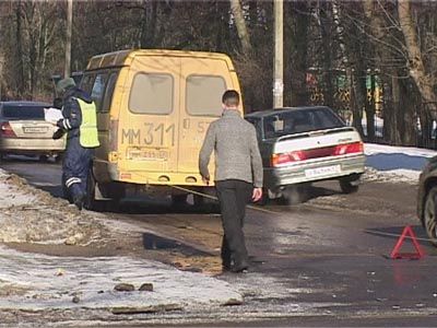 Авария с участием маршрутки