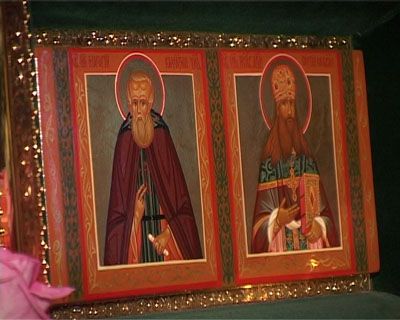 Мощи преподобного Сергия Сребрянского