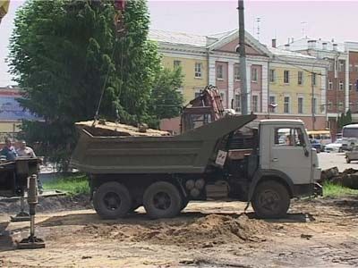 Ко дню города готовят новую площадь