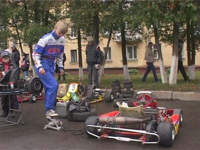 Картинг на площади