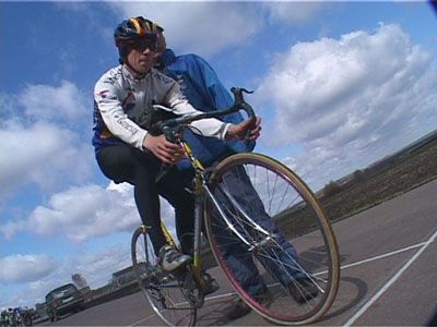 Соревнования по велоспорту...