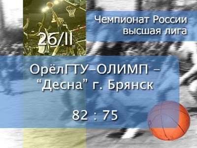 Результаты баскетбола