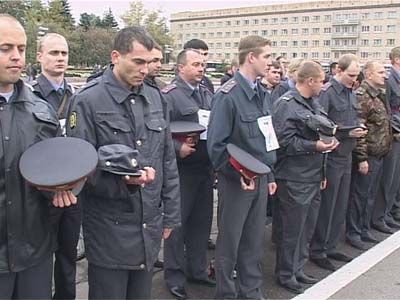 Соревнования милиционеров