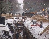 коллектор, строительство коллектора, ремонтные работы
