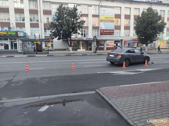 Сегодня ночью в Орле пешеход попал под колёса авто