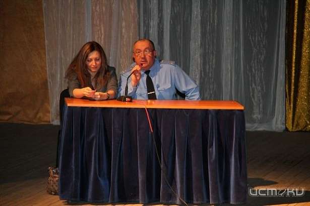 Творческая встреча телевизионщика и курсантов