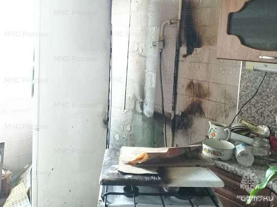 Утром на ул. Приборостроительная в Орле произошел пожар