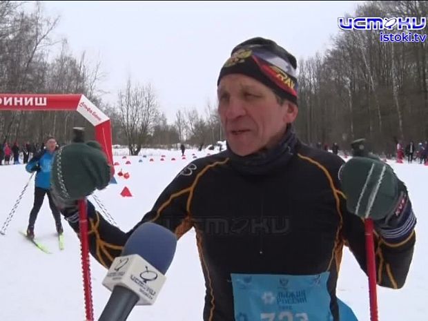 Лыжня России в этом году прошла в день всех влюбленных.