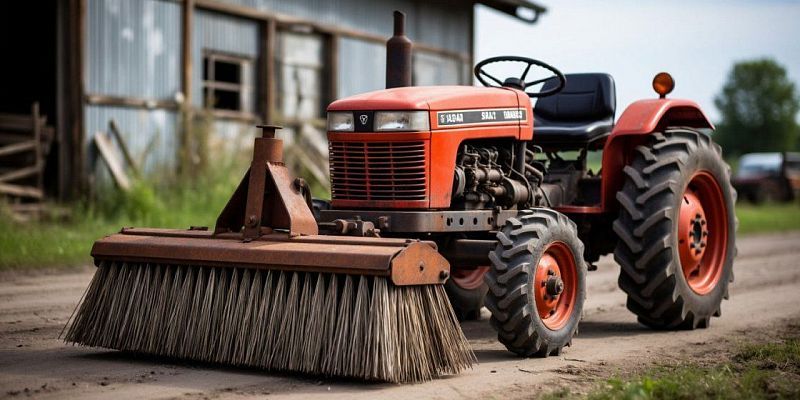 Щетки для тракторов и минитракторов: особенности и характеристики конструкций, как выбрать