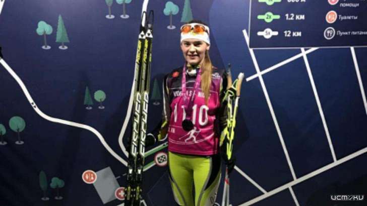 Сотрудница орловской полиции выиграла серебро ночной лыжной гонки