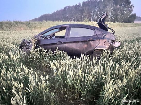 Под Орлом в вылетевшей с дороги иномарке погиб пассажир