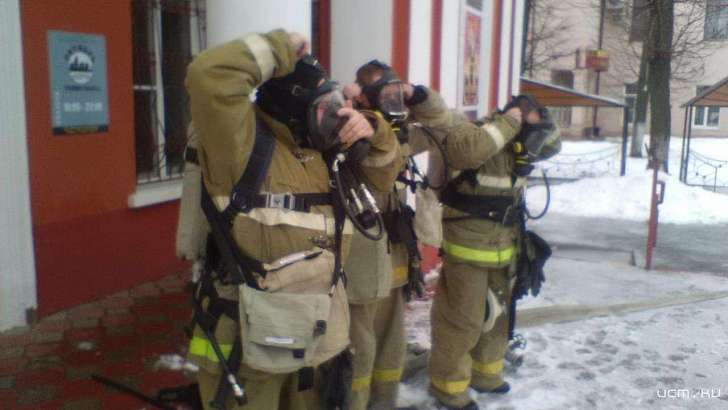 На Орловщине кинотеатр стал площадкой для пожарных учений