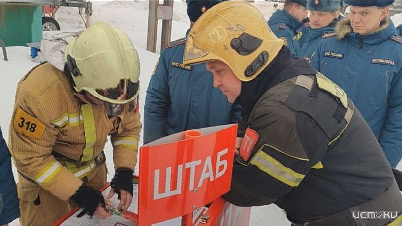 В Орле прошли первые в этом году пожарно-тактические учения