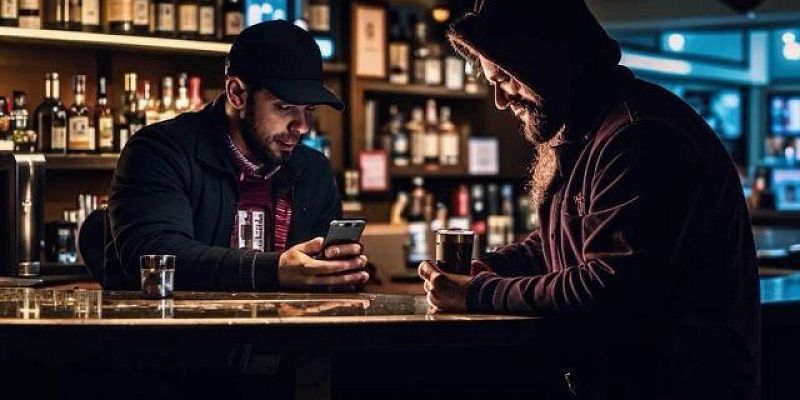 Орловчанин не смог справиться с искушением в баре 