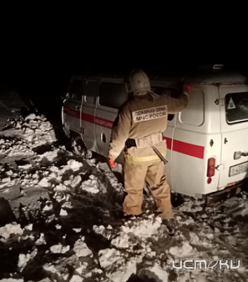 Сегодня ночью под Орлом застряла «Скорая помощь»