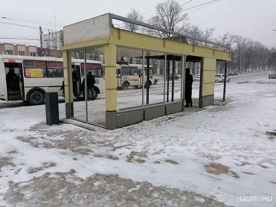 В Орле на "Медведева" появился летний вариант остановки