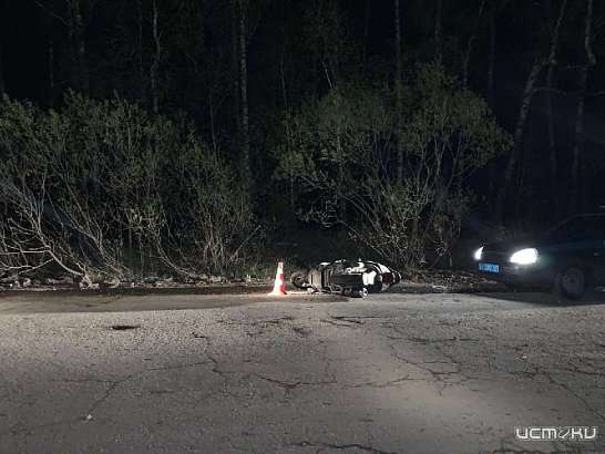 В Орловской области опрокинулся 56-летний водитель скутера