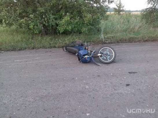 В Орловской области мотоциклист попал в ДТП