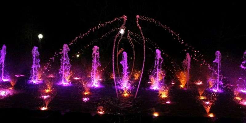 Орловский фонтан в горпарке будут включать по расписанию