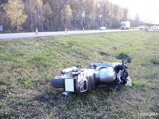 ДТП в Орловской области: таксист не пропустил мотоциклиста