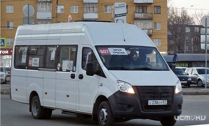 На маршруте «Орел – Тросна» введены дополнительные остановочные пункты