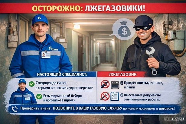 Мошенники приходят к орловчанам под видом газовиков 