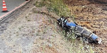 Вчера утром на М‑2 в Орловской области произошло ДТП с мотоциклистом