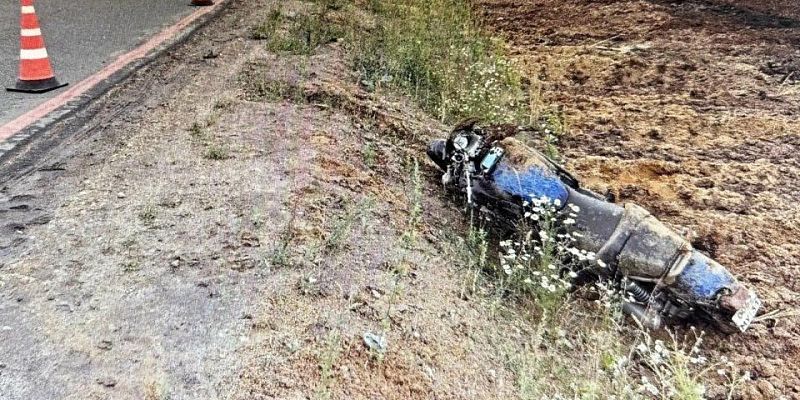 Вчера утром на М‑2 в Орловской области произошло ДТП с мотоциклистом