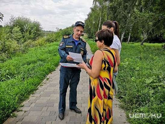 Инспекторы ГИМС напоминают орловчанам о безопасности на водоемаx