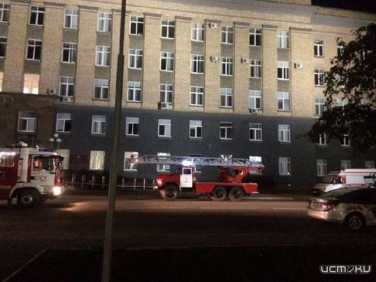 В здании облправительства в Орле произошло задымление