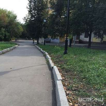 Фотофакт: в Орле сквер им. Тургенева после ремонта не продержался и месяца