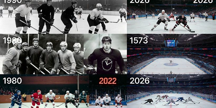 Хоккей на Зимних Олимпийских играх: эволюция турнира от 1920 до Милана-2026