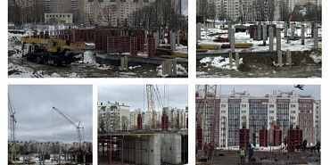 Строительство школы на микрорайоне Орла по ул. Радзевича-Белевича продолжается.