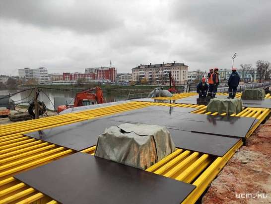 Красный мост в Орле расширился на 2,25 метров