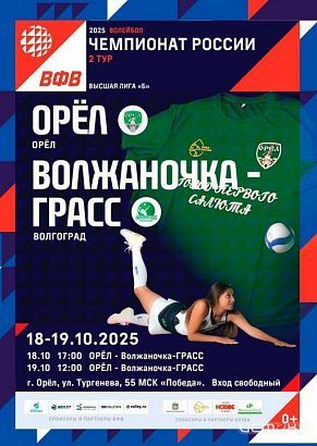 Сегодня можно поболеть за орловскую волейбольную команду девчонок