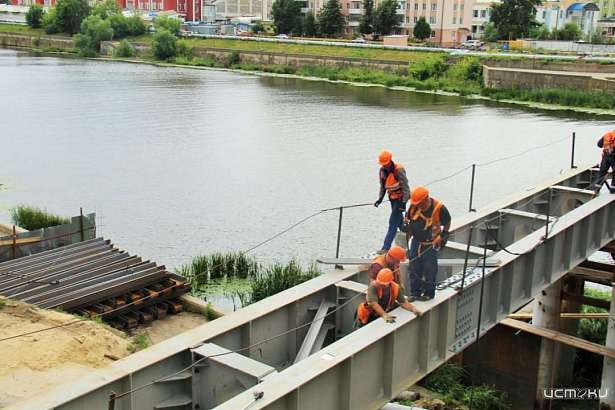 Монтаж коммуникационного моста выходит на финишную прямую - власти Монтаж коммуникационного моста выходит на финишную прямую - власти