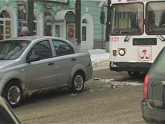 Авария парализовала движение троллейбусов