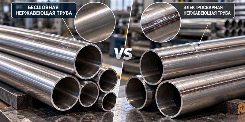 Чем бесшовная нержавеющая труба отличается от электросварной