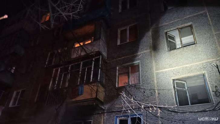 В Орле горела квартира на улице Матвеева
