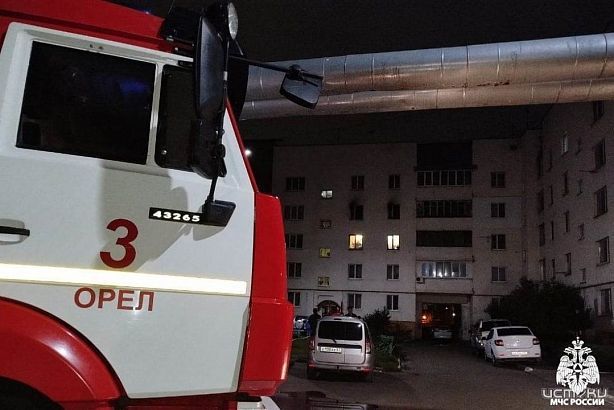 На пожаре в Орле погиб мужчина 