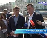 Сегодня днем городские чиновники во главе с сити-менеджером отправились в Железнодорожный район