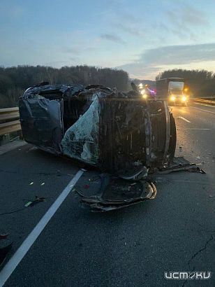 На орловской трассе из-за неудачного обгона произошло массовое ДТП