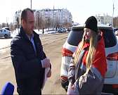 Сотрудники Гибдд поздравили представителей сильного пола с 23 февраля!