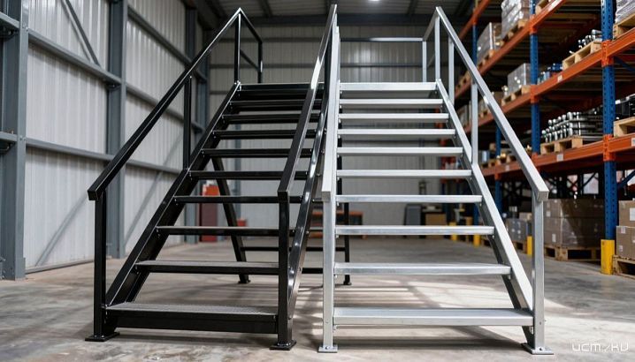 Цельносварная или сборно-разборная лестница: в чём принципиальная разница и что выбрать для склада