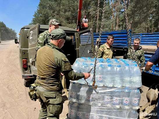 Орловщина собрала для бойцов СВО 200 тонн воды