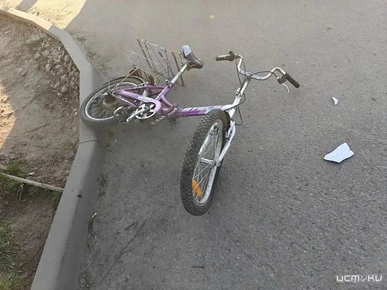 Вчера вечером на улице Солнцевская сбили несовершеннолетнего велосипедиста 